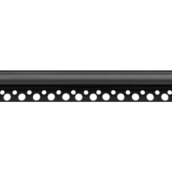Profil LED PCV 33x12 Wpusz glazura czarny 2m Tran-41029