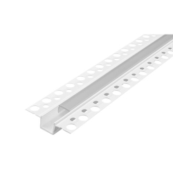 Profil LED PCV 50x12 Wpuszczany GK biały 2m Transp-41046