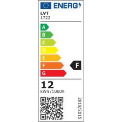 Lampa LED warsztatowa 230V 12W na kablu 5m-41249