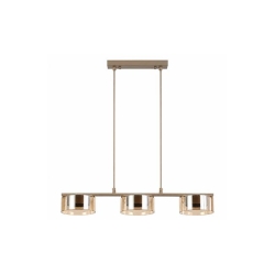 Oprawa wisząca GX53 Glossy x3 beż bursztyn-41282