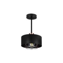Kinkiet E27 LED Nilo 20cm czarny+miedź-41296
