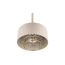 Kinkiet E27 LED Nilo 20cm beżowy+złoty-41332
