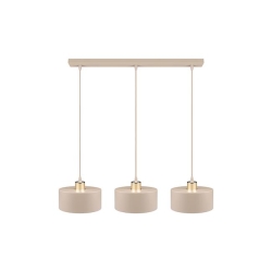 Oprawa wisząca E27 Nilo x3 20cm beżowy+złoty-41348
