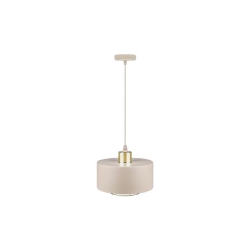Oprawa wisząca E27 Nilo 20cm beżowy+złoty-41356