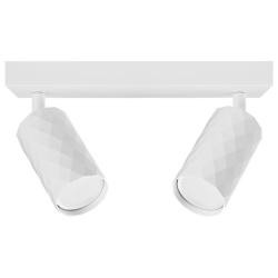 Kinkiet GU10 LED Glamour ruchomy x2 biały-41393