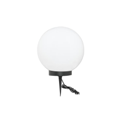 Lampa ogrodowa LED kula E27 40cm biała 2-41926