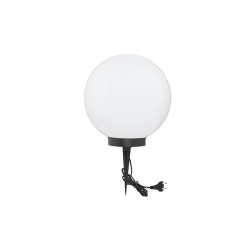 Lampa ogrodowa LED kula E27 30cm biała 2-41927