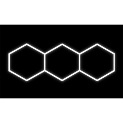 Lampa LED Hexagon 3S 128W 252x97cm zestaw 6500K