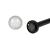 Lampa LED solarna wbijana kula szklana 6cm-22871