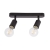 Kinkiet E27 LED Eos ruchomy x2 czarny.-23149