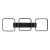 Żyrandol LED Nebula Canis 90x26x8,5cm 33W czarny.-26067