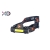Latarka LED czołowa 1W COB + 1W LED akumulator-26534