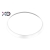 Biały ring do plafonu 18W IP65-27541