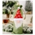Pokrowiec świąteczny na butelkę 35x13cm zielony-27710