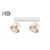 Kinkiet GX53 LED x2 biały+złoty-28504