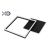 Żyrandol LED 40W 55x47cm 4000K czarny-28679