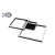 Żyrandol LED 55W 65x50cm 4000K czarny-28685