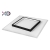 Żyrandol LED 32W 40x40cm 4000K czarny-28701