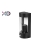 Kinkiet E27 LED IP44 PC czarny PIR-28722