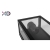 Kinkiet E27 LED IP44 Glass czarny-28726