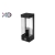 Kinkiet E27 LED IP44 PC PIR czarny-28729