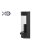 Kinkiet E27 LED IP44 PC czarny PIR-28769