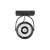 Kinkiet AR111 LED Leon ruchomy x1 czarny-30803