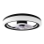 Plafon LED Wentylator 3CCT 45W czarny -31492