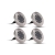 Lampa solarna LED 8xSMD wbijana ogrodowa - 4 szt.-33154