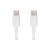 Kabel USB C-C 1M Quick Charge 20W biały-33266