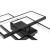 Żyrandol LED Galaxis Orion 56x37x8 cm 72W czarny-33512