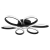 Żyrandol LED Galaxis Virgo 58x10 cm 77W czarny-33563