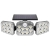 Naświetlacz LED solarny IP65 138SMD PIR pilot-33797
