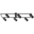 Żyrandol LED GU10 Bumo x6 czarny-34039