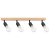Kinkiet E27 LED Eos ruchomy x4 czarny + WD-34496