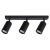 Kinkiet GU10 LED Lucerno ruchomy x3 czarny-34730