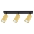 Kinkiet GU10 LED Lucerno ruchomy x3 czarny+złoty-34736