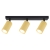 Kinkiet GU10 LED Lucerno ruchomy x3 czarny+złoty-34737