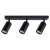 Kinkiet GU10 LED Glamour ruchomy x3 czarny-34781