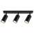 Kinkiet GU10 LED Glamour ruchomy x3 czarny-34782