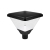 Lampa LED parkowa latarnia E27 Tirana czarna-34842