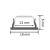 Profil Led Masterled elastyczny 2m anodowany mlecz-34922
