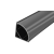Profil Led Masterled kątowy 2m czarny transparent-34977