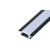 Profil Led Masterled wpuszczany 2m czarny mleczny-35021