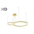Żyrandol LED Mundo 40/60cm 36W złoty 3CCT pilot-35542