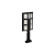 Lampa LED solarna slim 210 LED czujnik PIR pilot-35564