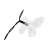 Girlanda LED solarna 20 led 580cm motylek-35667