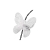 Girlanda LED solarna 20 led 580cm motylek-35671