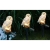 Lampa LED solarna wbijana sowa 40cm-35962