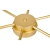 Żyrandol LED G9 Bali-10 58cm x6 złoty-36309